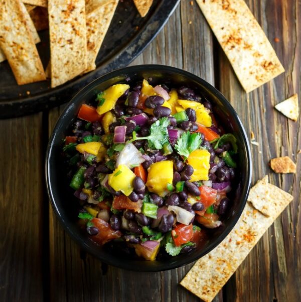Easy Mango Black Bean Salsa