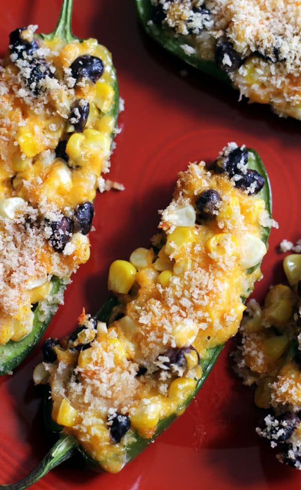 Black Bean Jalapeño Poppers