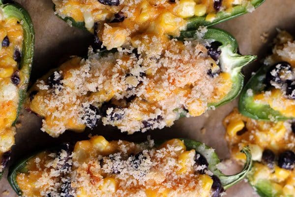 Black Bean Jalapeno Poppers