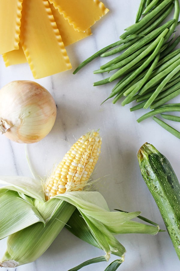 Summer Vegetable Skillet Lasagna