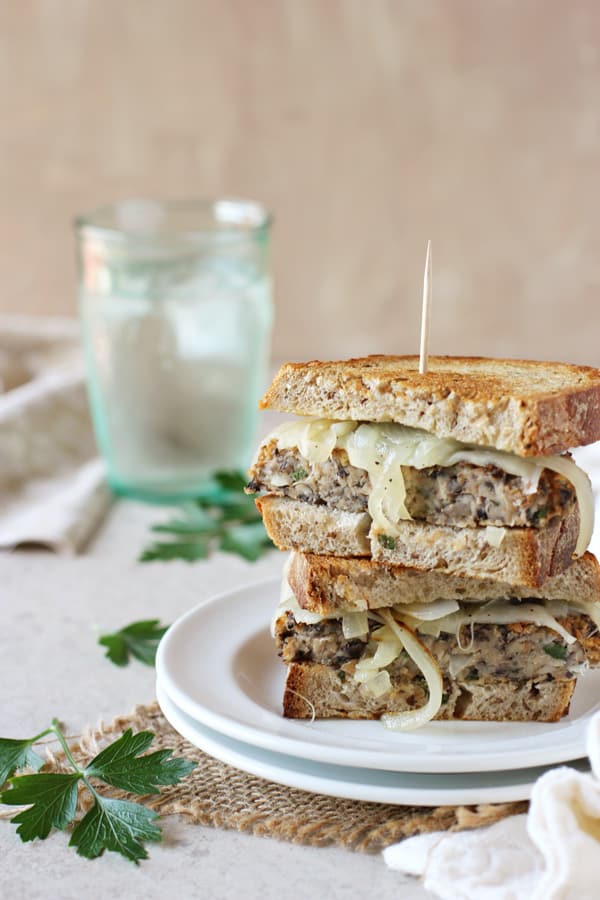 Vegetarian Patty Melts