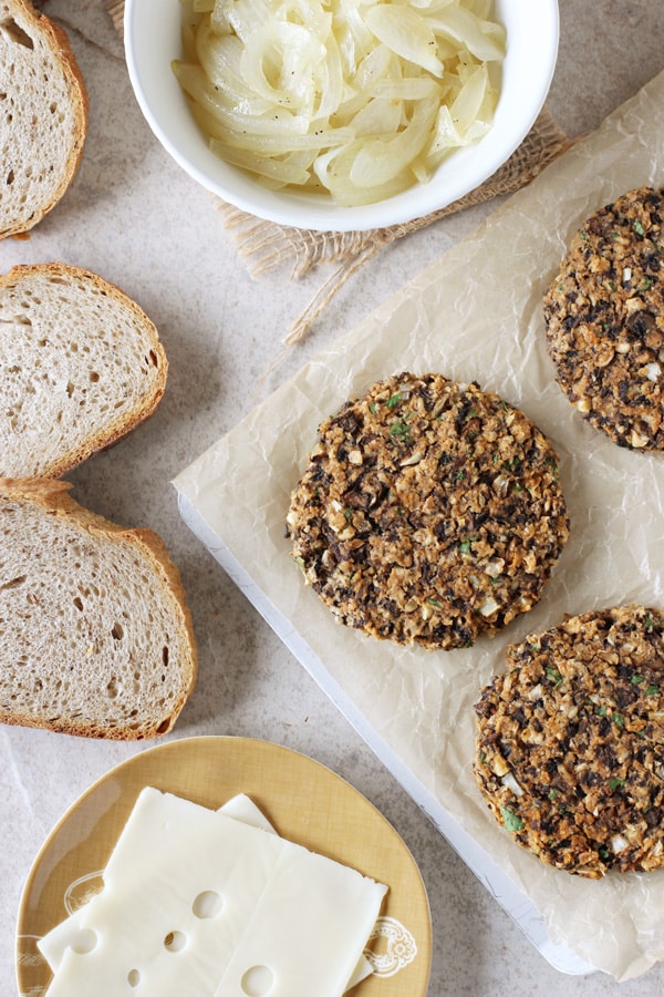 Vegetarian Patty Melts