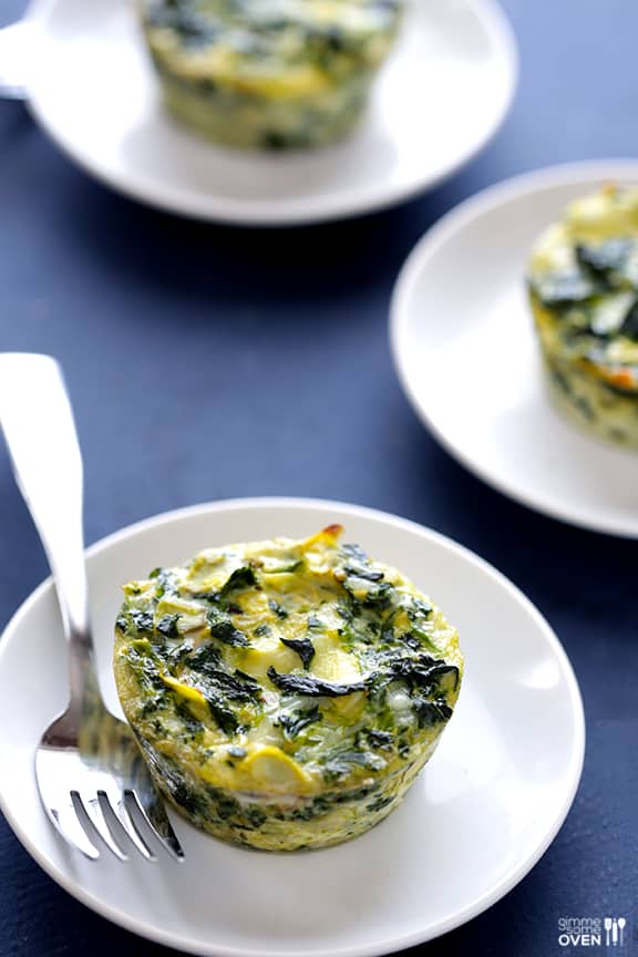 Easy Spinach-Artichoke Quiche Cups