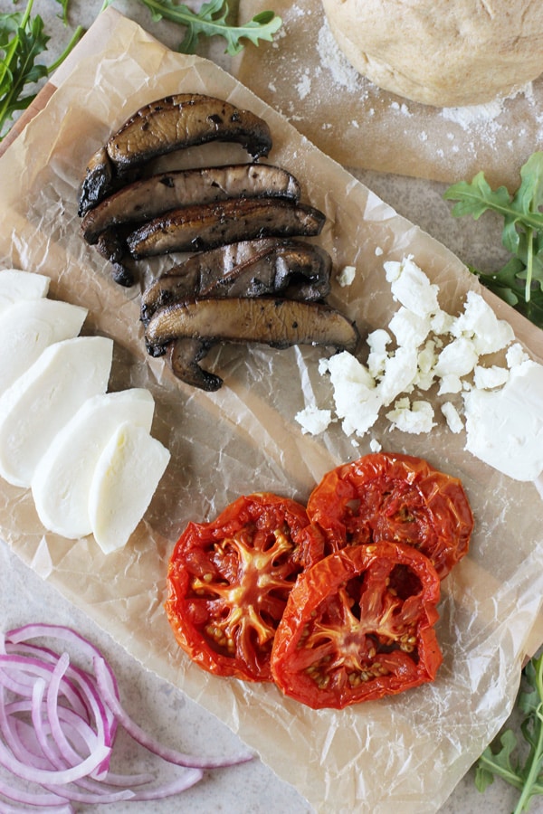 Veggie Pizza Sandwiches