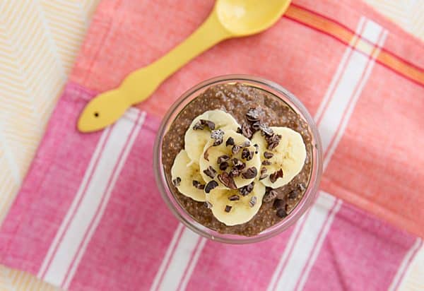Chocolate Chia Peanut Butter Breakfast Parfait