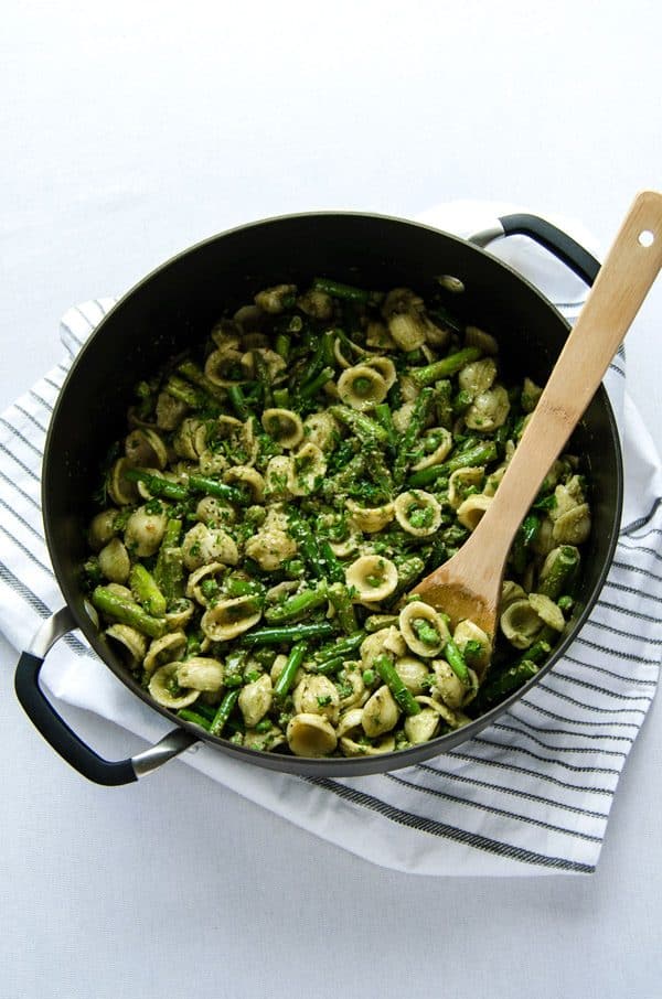 Mean Green Pesto Pasta