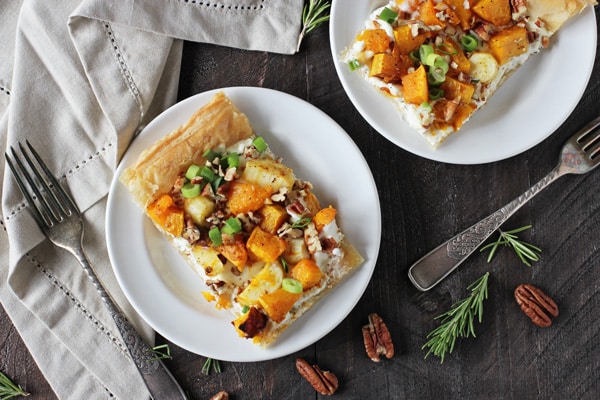 Butternut Squash and Ricotta Tart