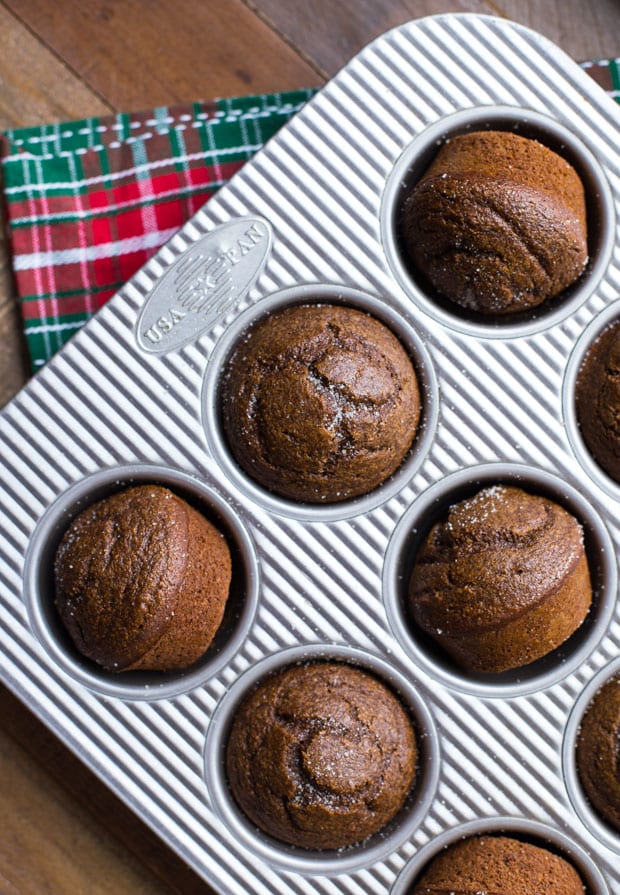 pumpkin gingerbread muffins