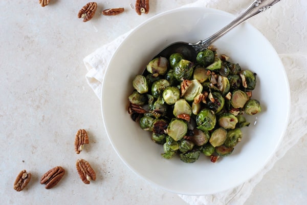 Smoky Maple Chipotle Brussels Sprouts