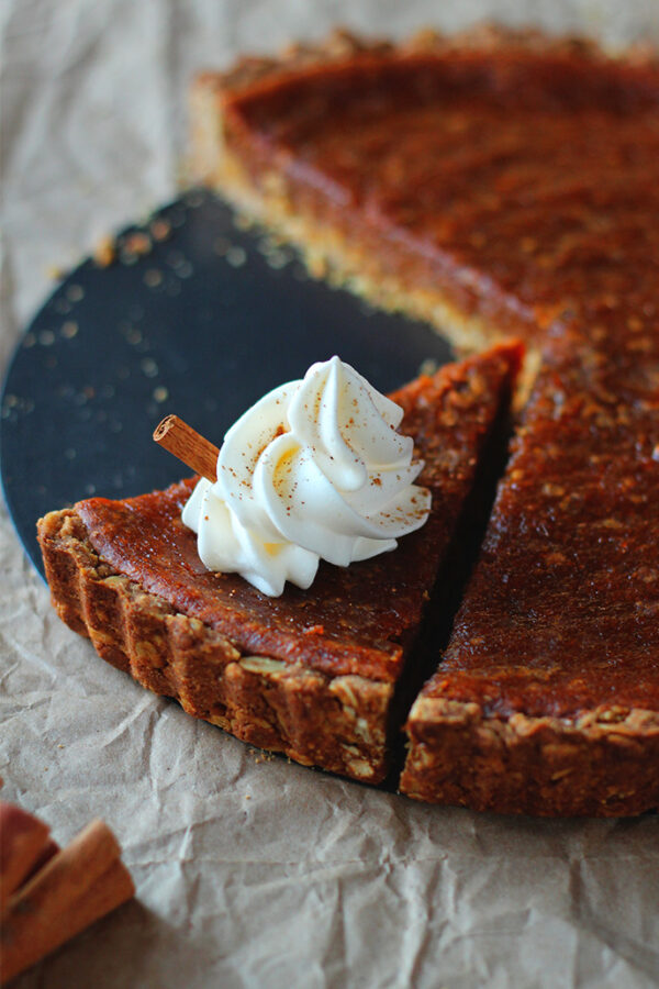 Oat Crisp Pumpkin Pie