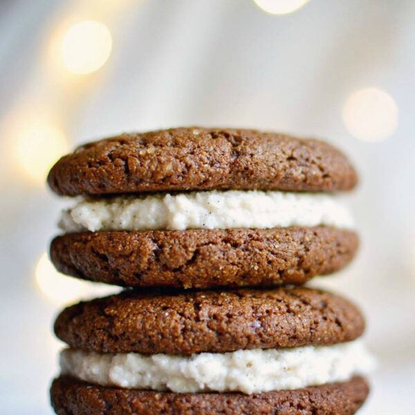 Perfect Vegan Gingersnap Cookies