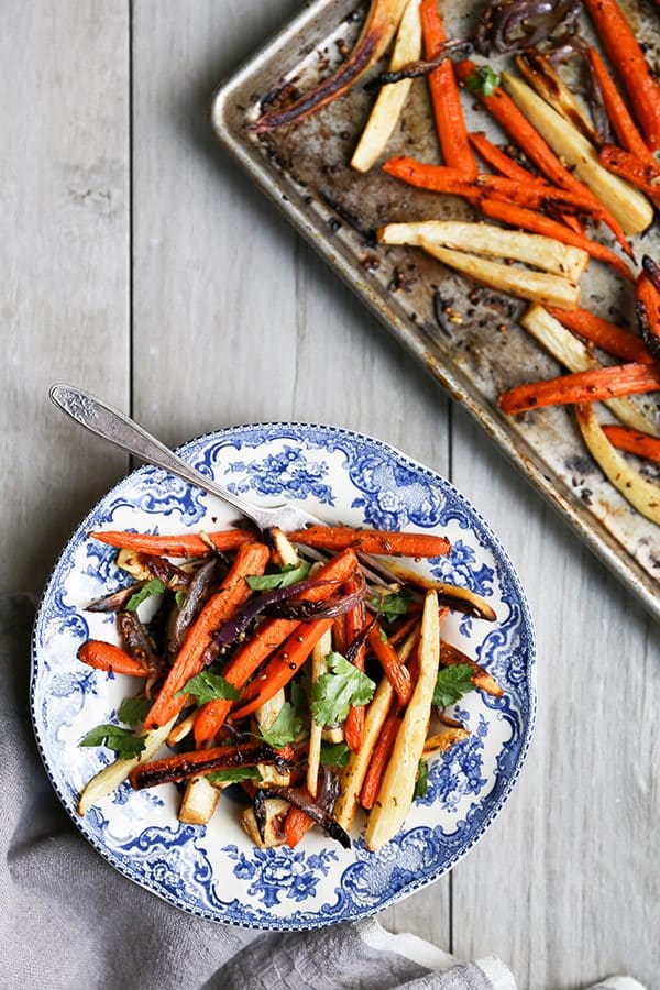 Spiced Roasted Root Vegetables