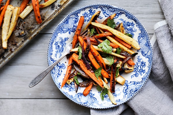 Spiced Roasted Root Vegetables