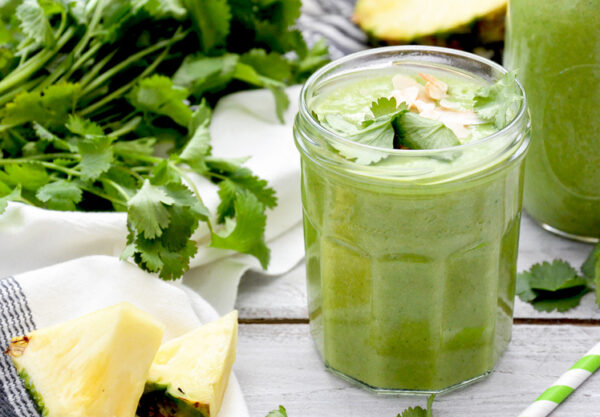 Tropical Cilantro Smoothie