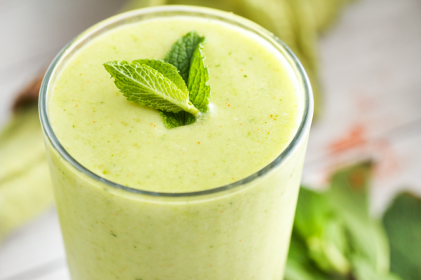 Mango Cucumber Lime Smoothie with a Kick