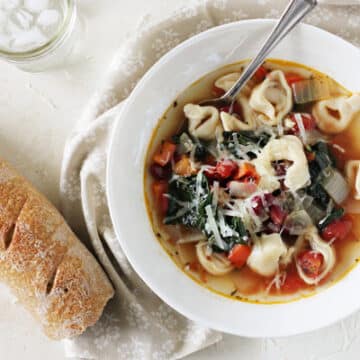 Tortellini and Kale Soup