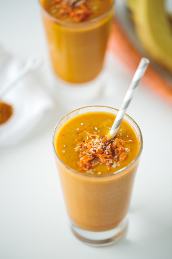 Golden Beet Carrot and Turmeric Smoothie