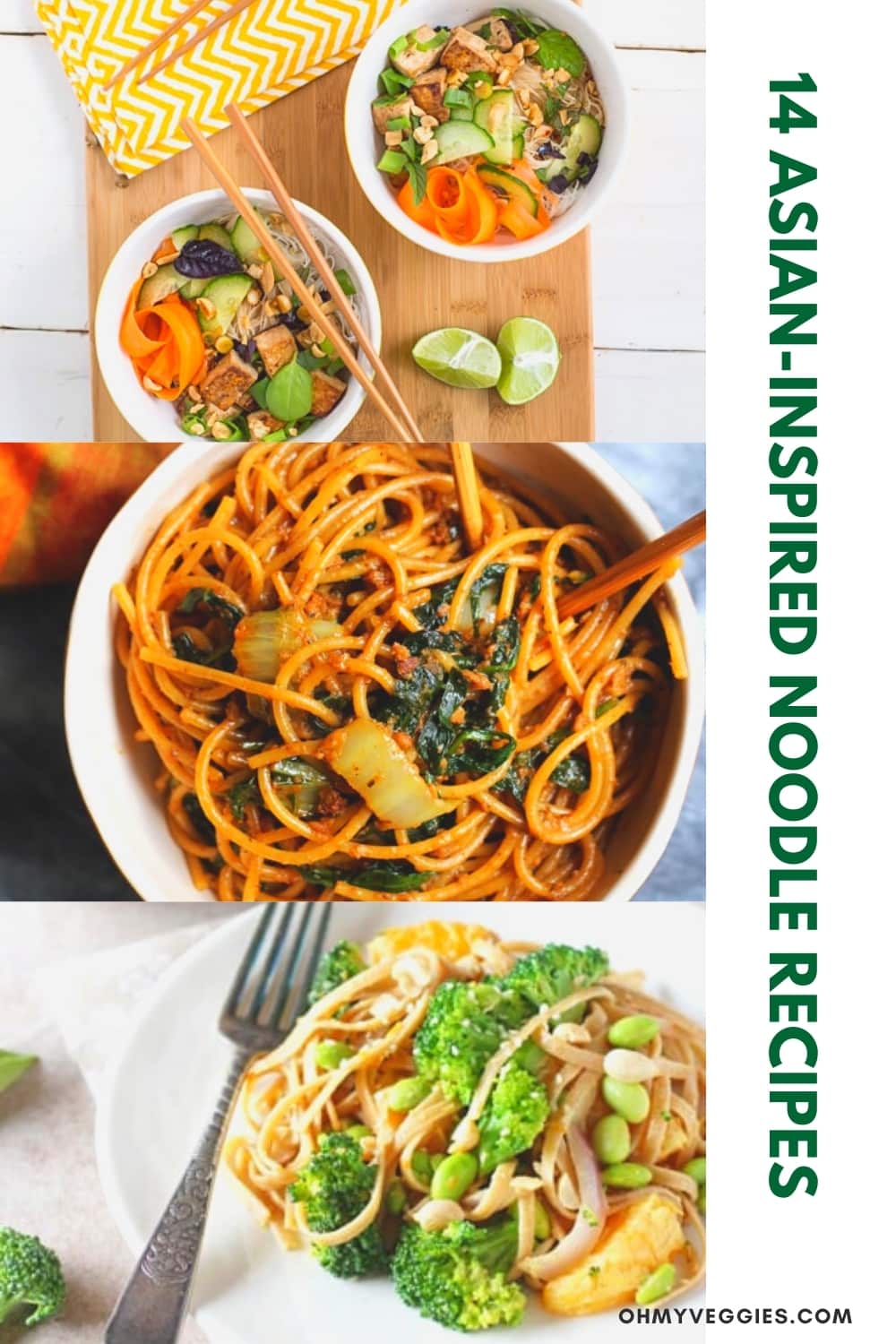 14 AsianInspired Vegetarian Noodle Dishes Oh My Veggies