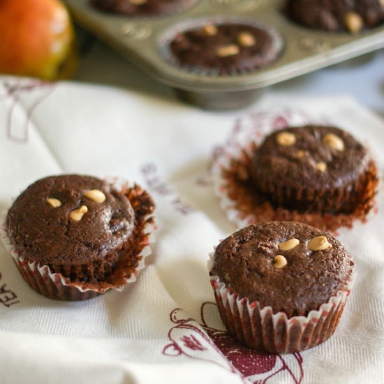 Chocolate Pear Muffins