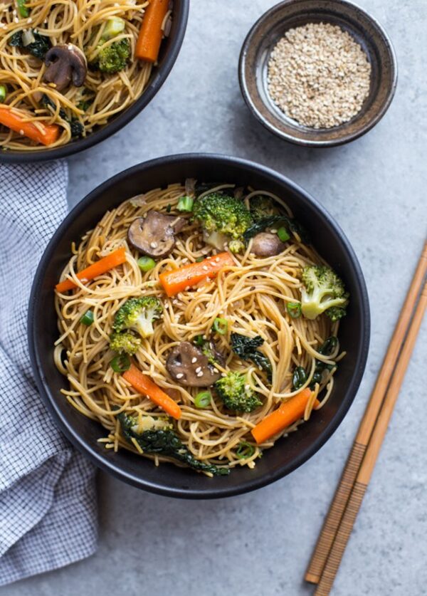 Winter Veggie Lo Mein