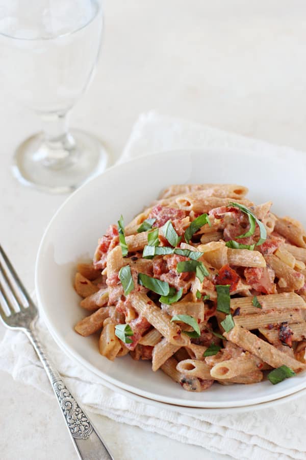 Vegan Penne Alla Vodka From OhMyVeggies.com