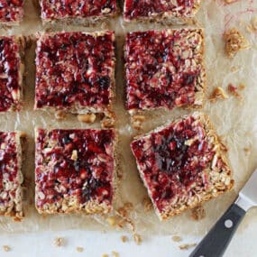 Peanut Butter & Jelly Granola Bars