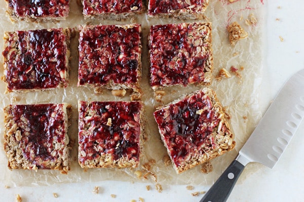 Peanut Butter & Jelly Granola Bars