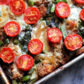 Spring Vegetable Strata