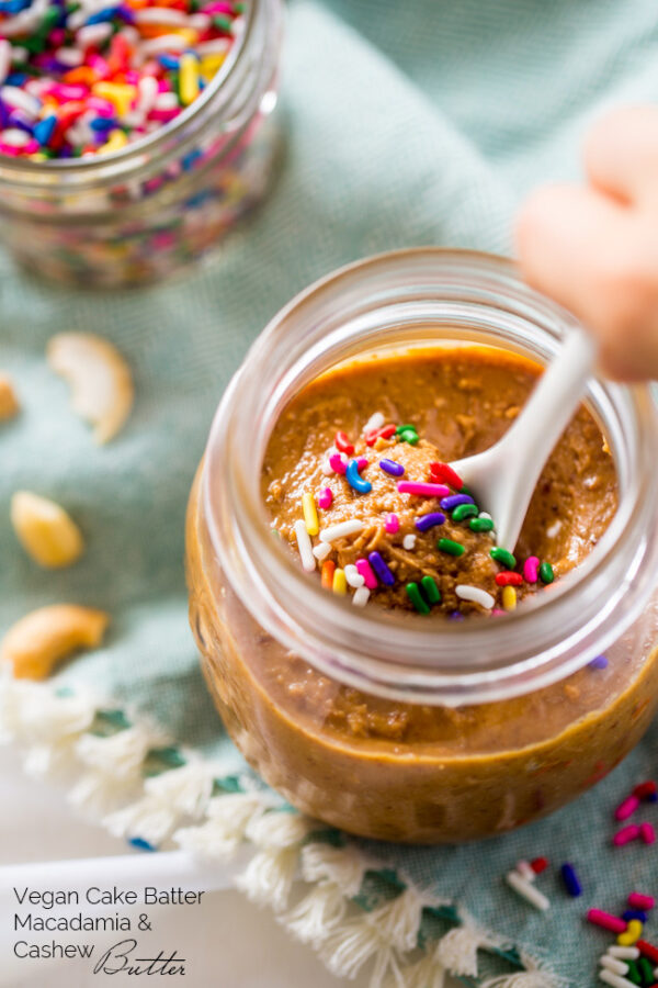 Cake Batter Cashew Butter