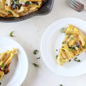Mediterranean Pasta Frittata