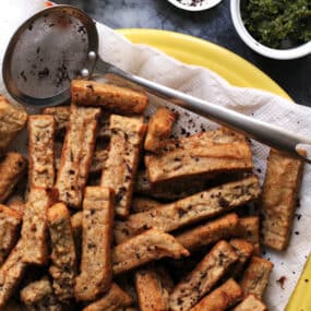 Middle Eastern Spiced Chickpea Fries