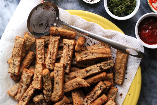 Middle Eastern Spiced Chickpea Fries