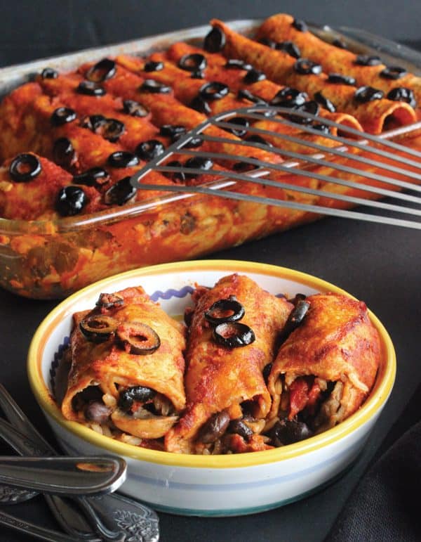 Freezer-Friendly Vegetable Enchiladas