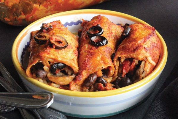 Freezer-Friendly Vegetable Enchiladas