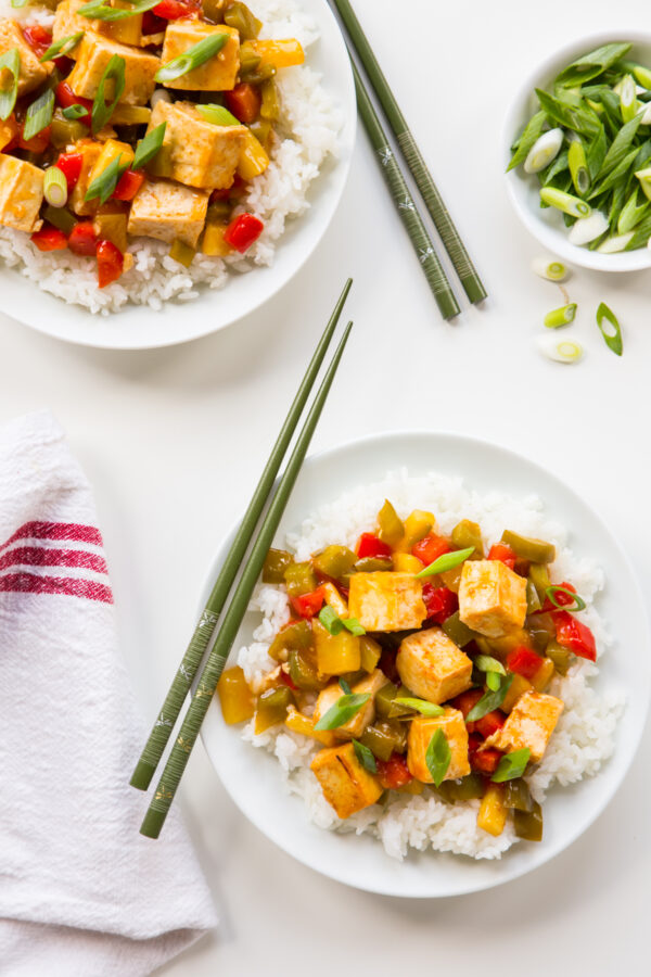 Baked Sweet and Sour Tofu