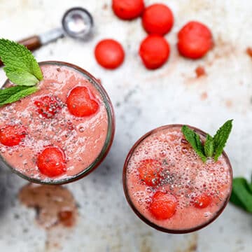 Watermelon-Strawberry Smoothie