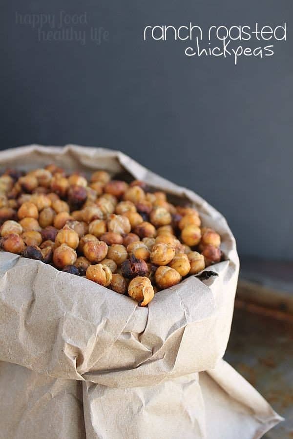 Ranch Roasted Chickpeas
