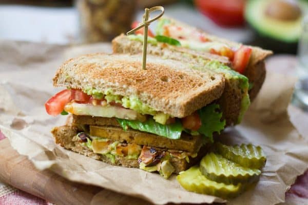 Vegan Club Sandwiches