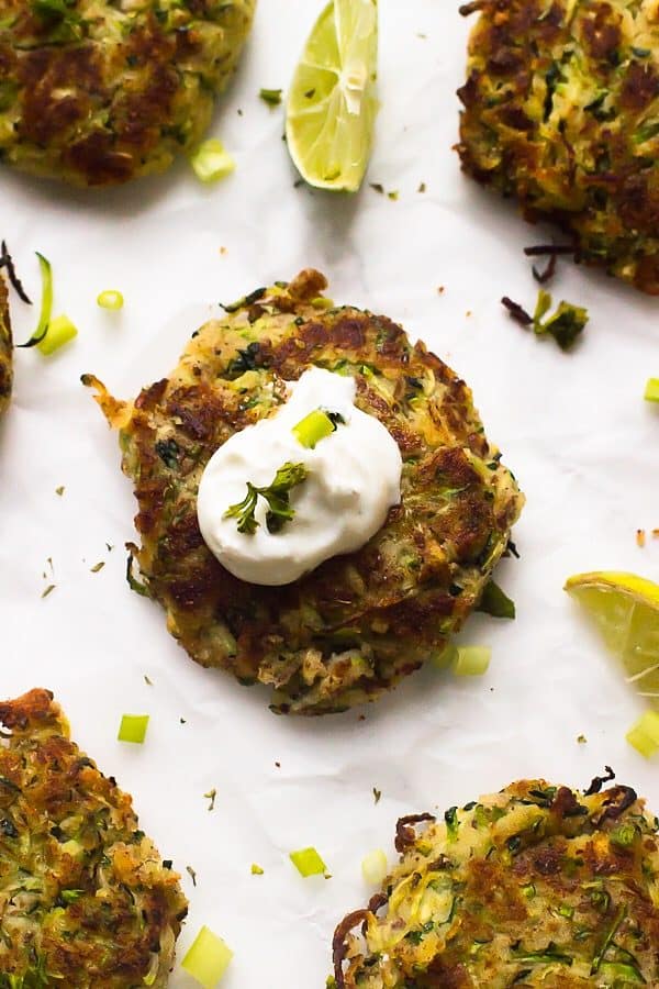 Vegan Zucchini Fritters
