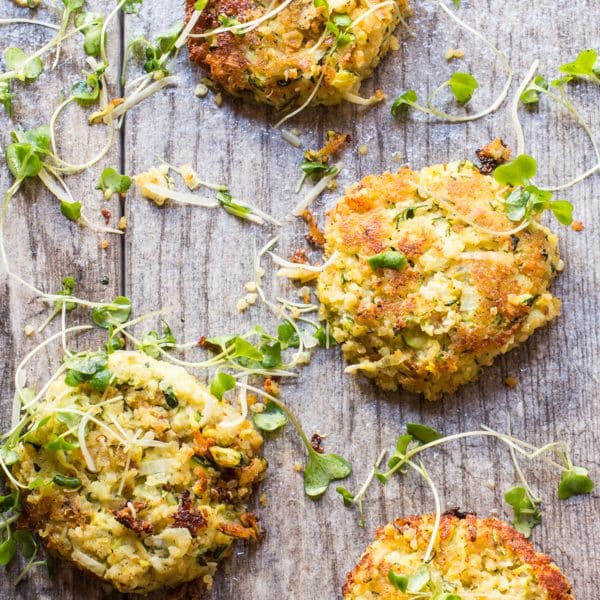 Zucchini Potato Quinoa Fritters