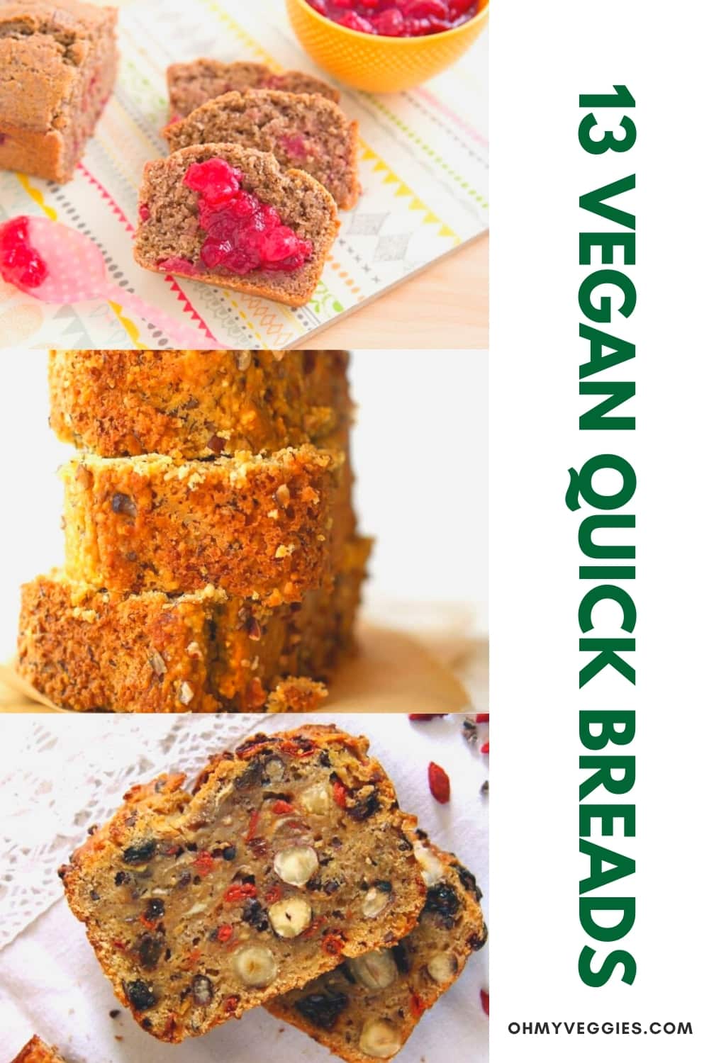13 Vegan Quick Breads Everyone Will Love (Not Just Vegans!) Oh My Veggies