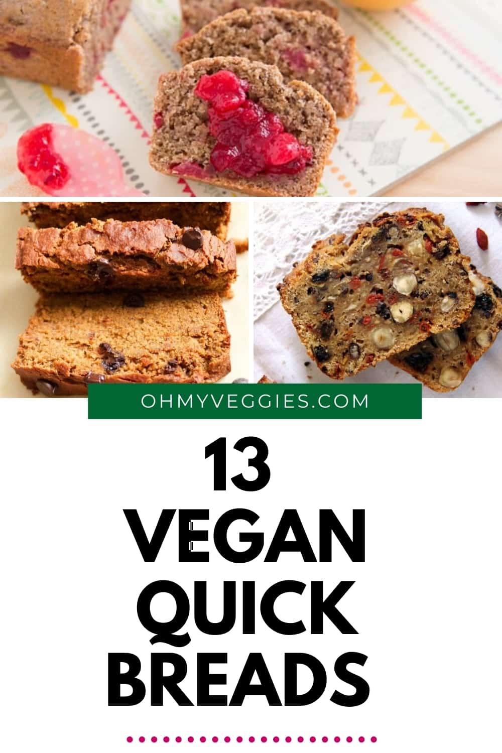 13 Vegan Quick Breads Everyone Will Love (Not Just Vegans!) Oh My Veggies