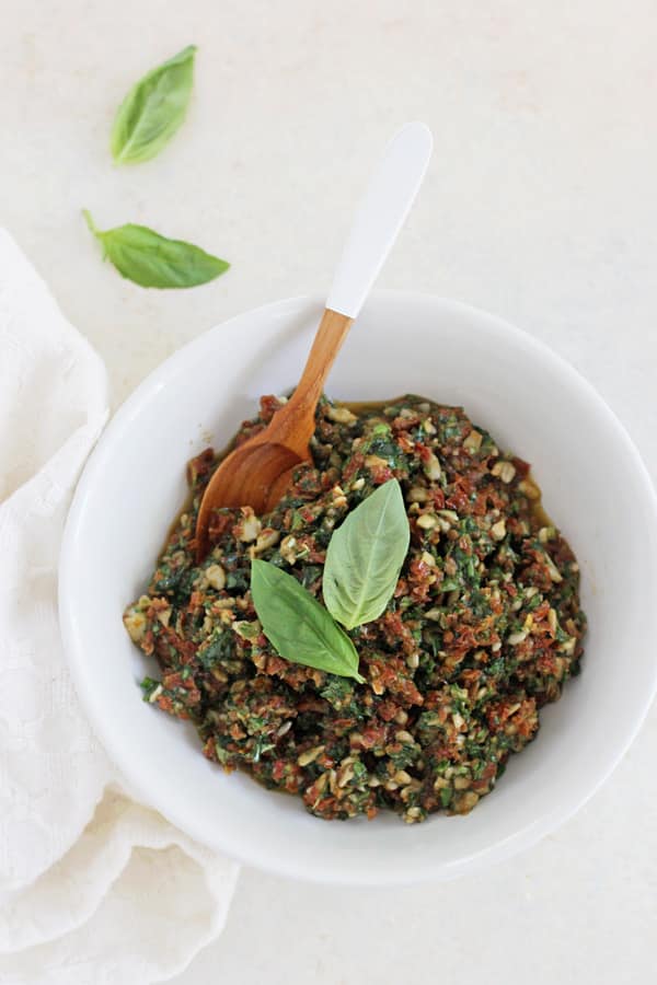 Vegan Sun-Dried Tomato Pesto