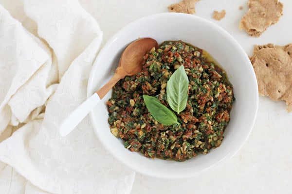 Vegan Sun-Dried Tomato Pesto