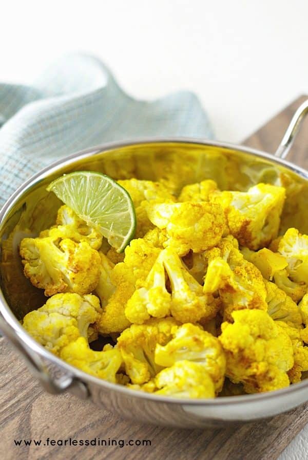 Turmeric Lime Cauliflower