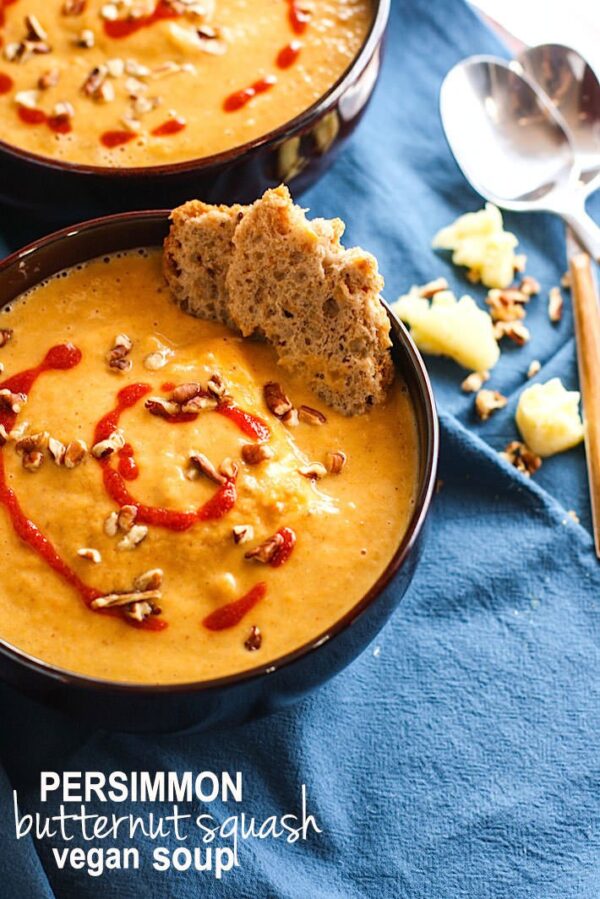 Persimmon Butternut Squash Soup