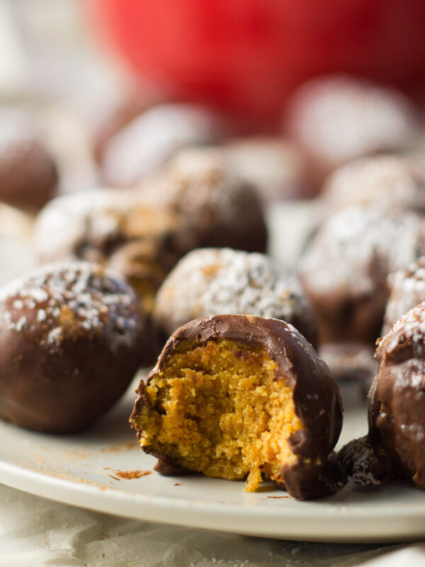 Pumpkin pie truffles