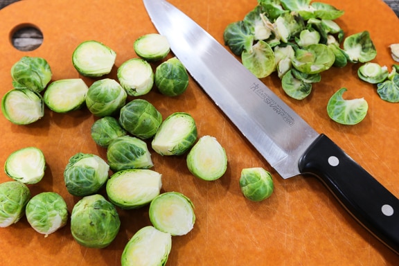 Cider Glazed Roasted Brussels Sprouts