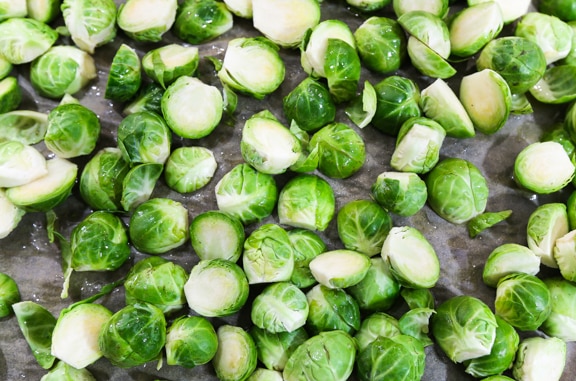 Cider Glazed Roasted Brussels Sprouts