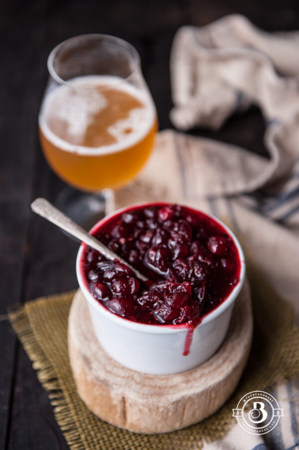 Chipotle White Ale Cranberry Sauce